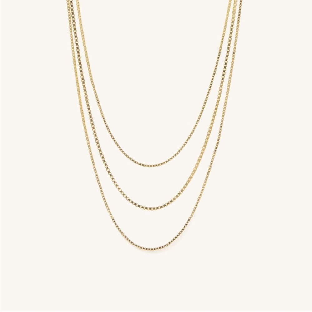 Mejuri Layered Necklace NWOT